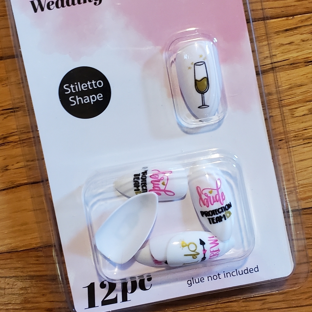 Wedding Nails - Stiletto
